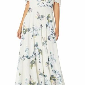 NWT Jenny Yoo Women's Alanna Flutter Sleeve size 4